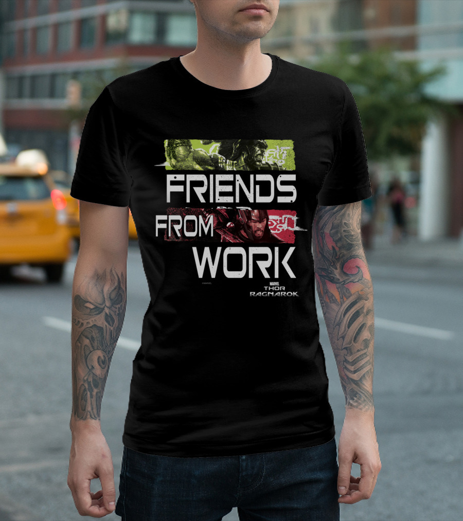 Marvel Thor Ragnarok Friends From Work T-Shirt