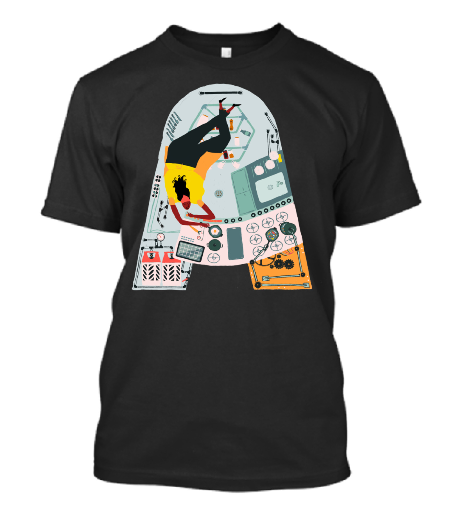 Space Kitchen Cosmic Culinary Adventure T-Shirt