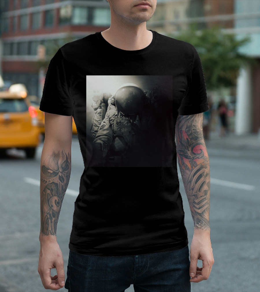 Manifest Destiny Astronaut Suit Visionary Journey T-Shirt