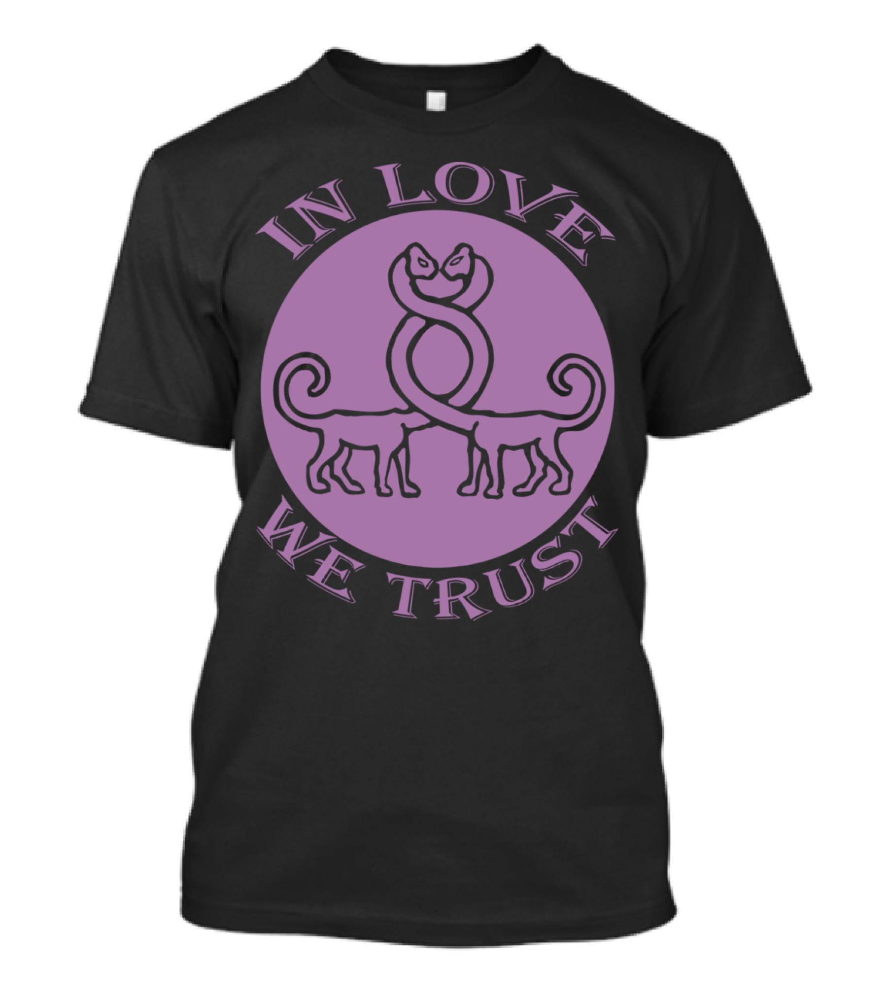 IN LOVE WE TRUST Infinity Cat T-Shirt