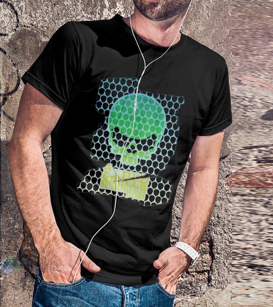 Faded Skulls Motorcycle Club Est. 1969 Retro Skull T-Shirt