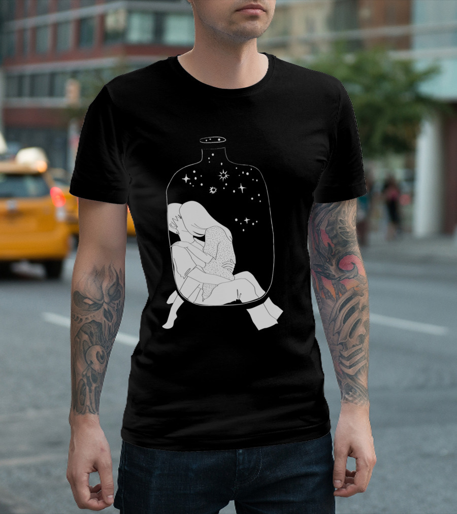In Our Universe Bottle of Starry Couple T-Shirt