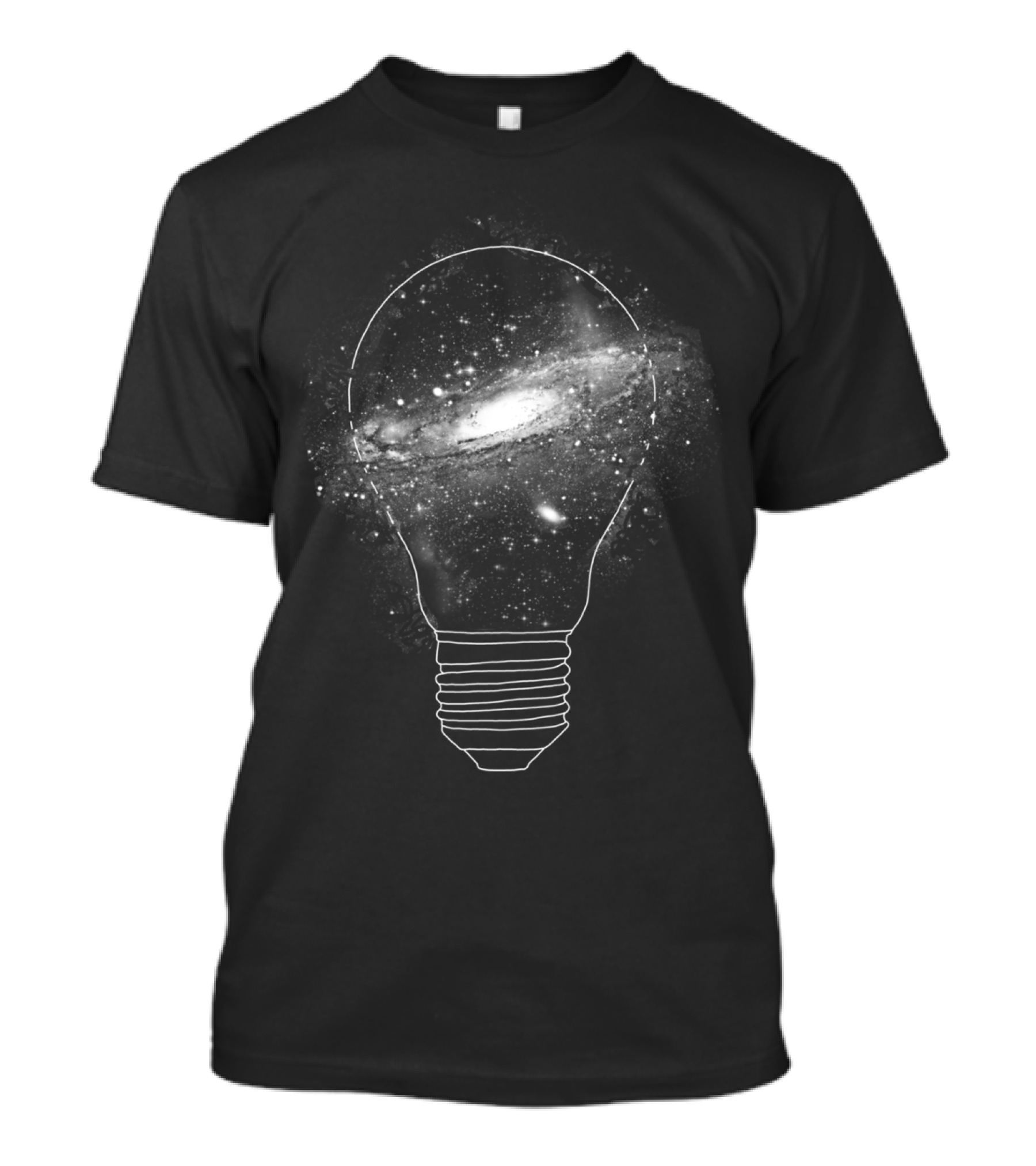 Galactic Sparkle Unlimited Ideas Lightbulb T-Shirt