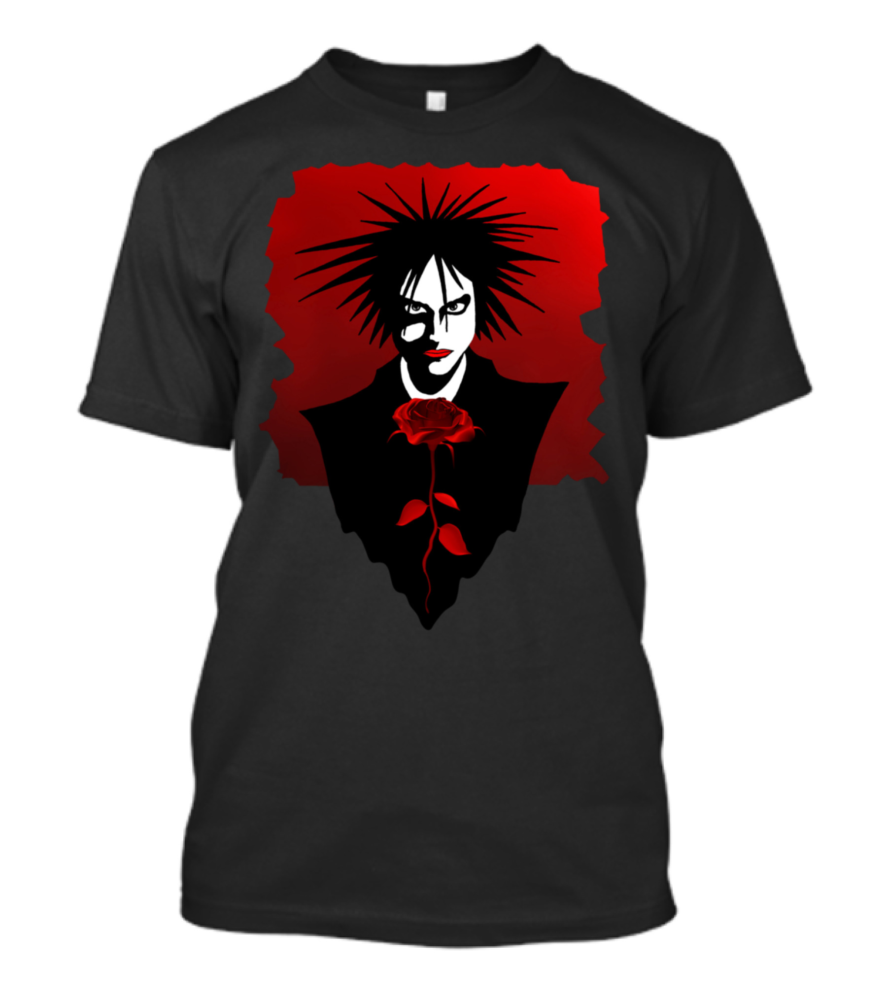 Dark Man Gothic Rose T-Shirt