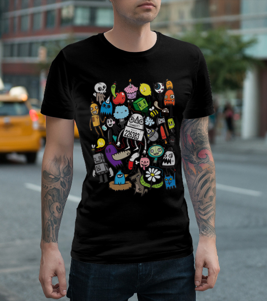 All My Friends Have Color Monsters Comic Characters 226383 T-Shirt