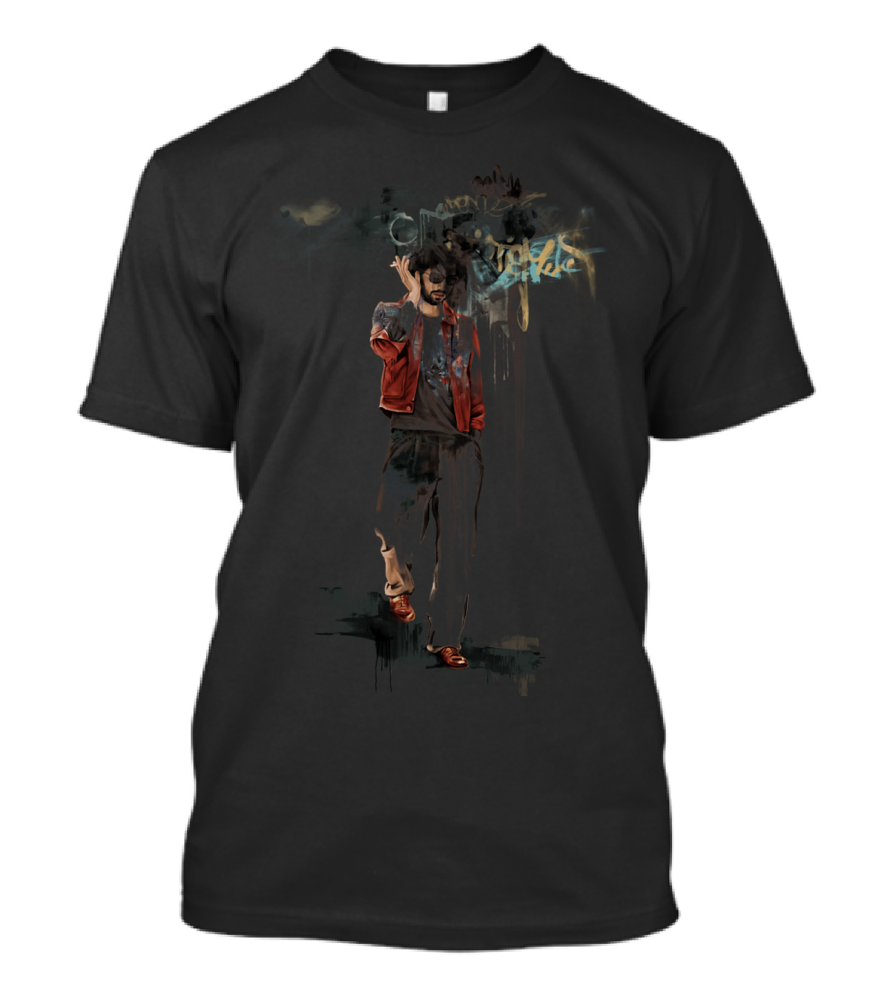 Graffiti Man Street Style Urban Art Vibes T-Shirt