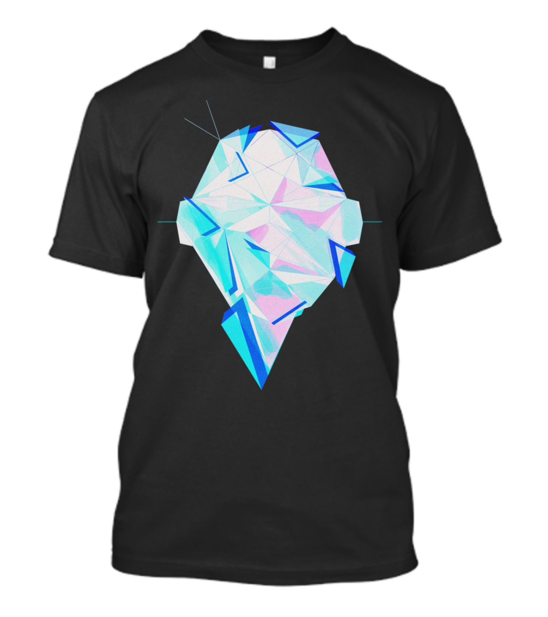 Human Crystal Geometric Prism T-Shirt