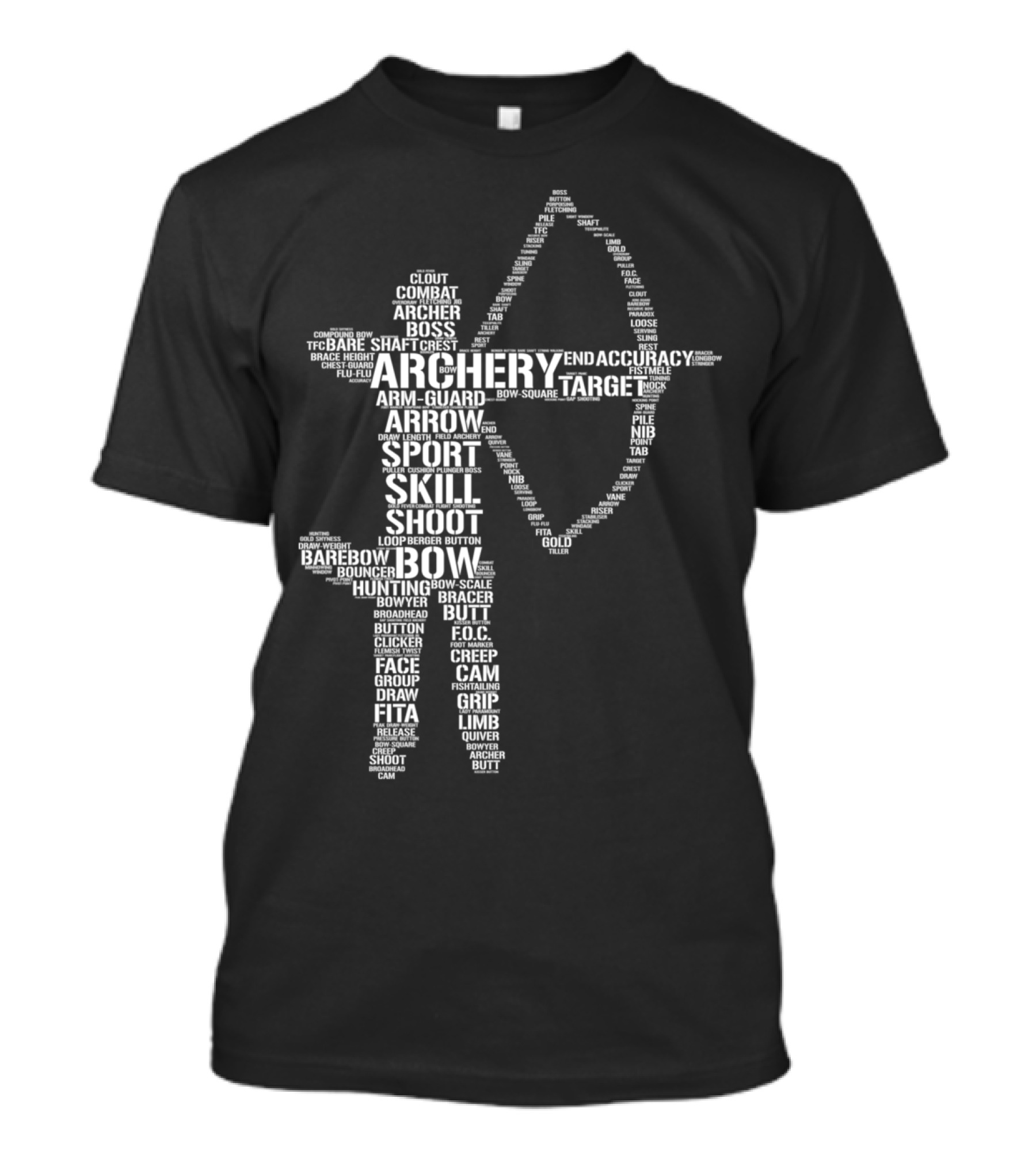 Archery Sport Skill Target Bow Arrow Accuracy Shoot T-Shirt