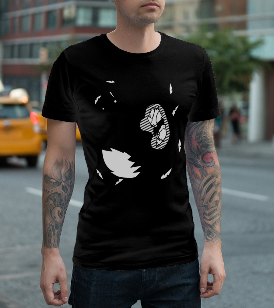 All You Can Eat Hungry Fox Animal Feathers Fox T-Shirt