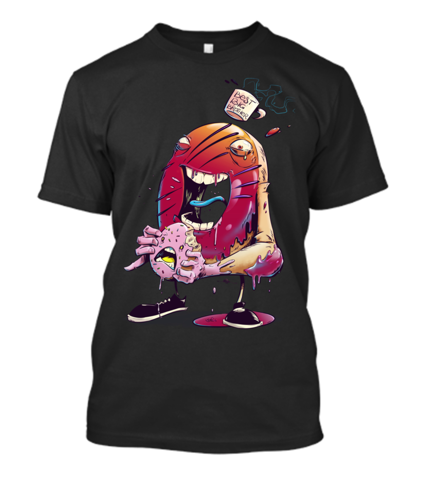 Best Big Brother Donut Cannibal T-Shirt