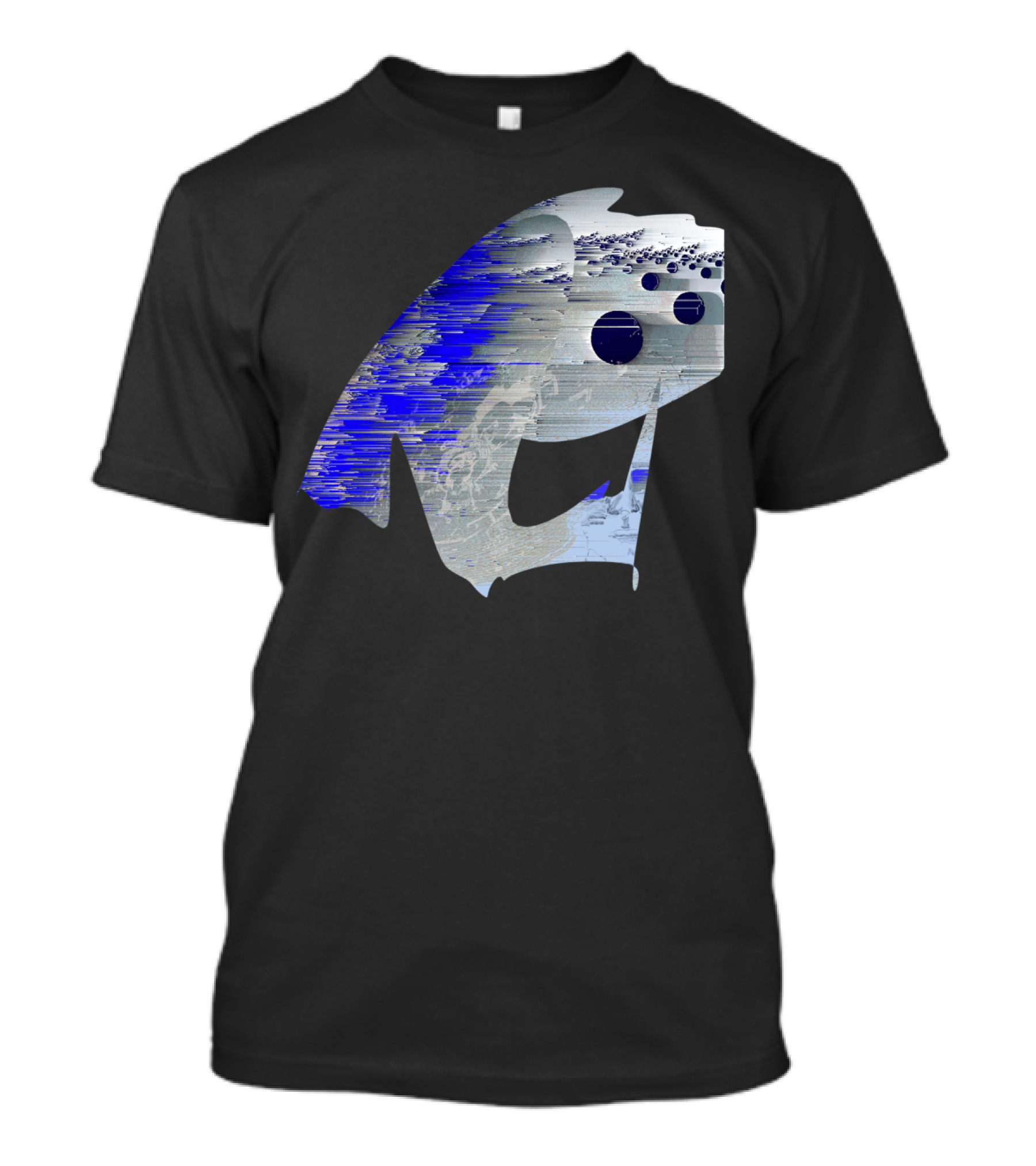 Alternate World Psychedelic Nature Skull Fusion T-Shirt