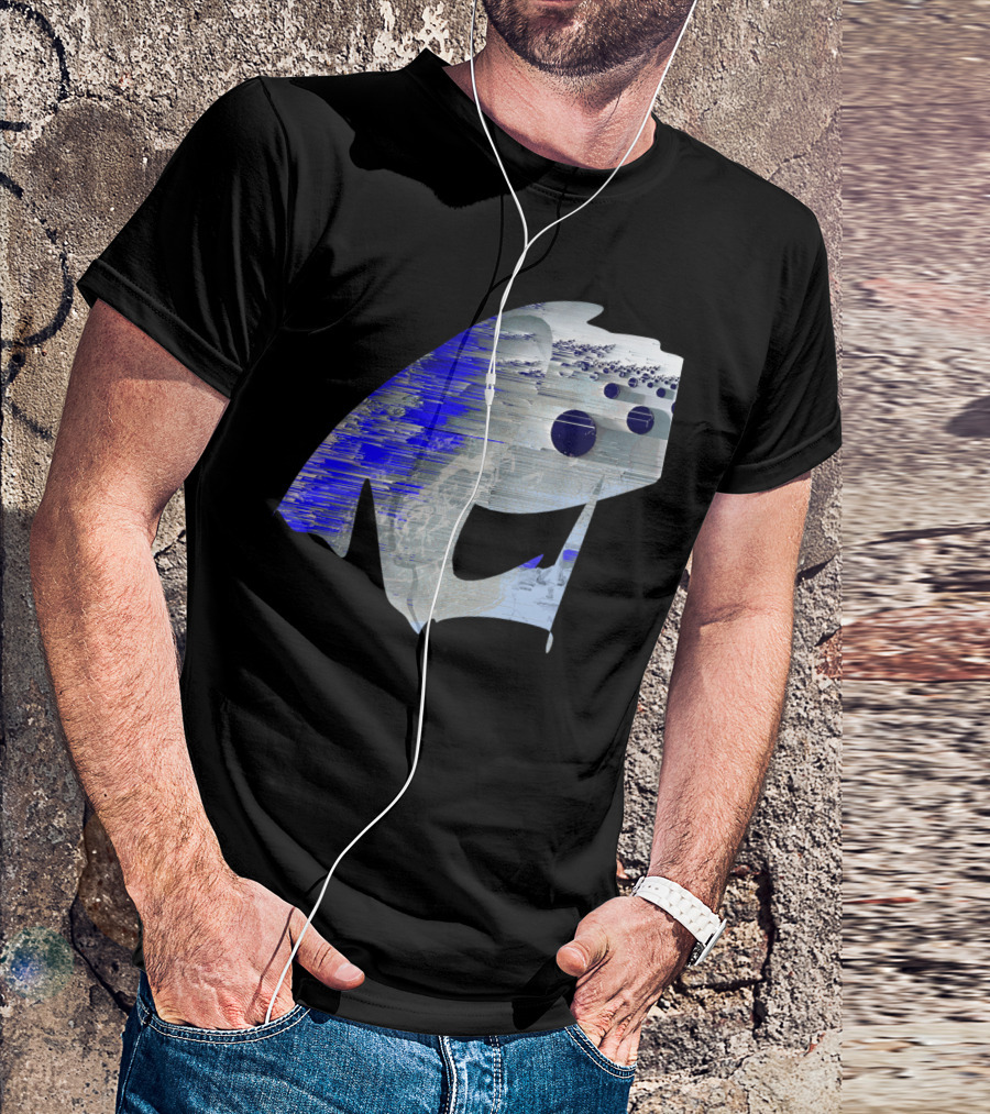 Alternate World Psychedelic Nature Skull Fusion T-Shirt