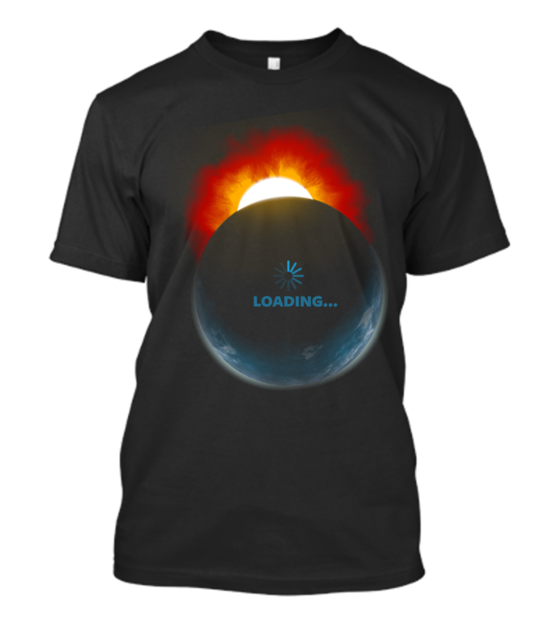 Eclipse Loading Sunrise Event Horizon T-Shirt