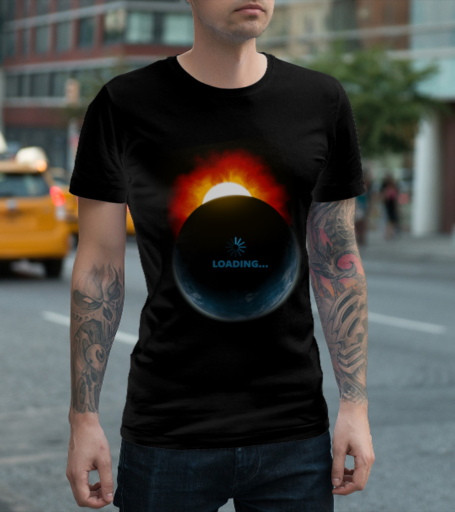 Eclipse Loading Sunrise Event Horizon T-Shirt