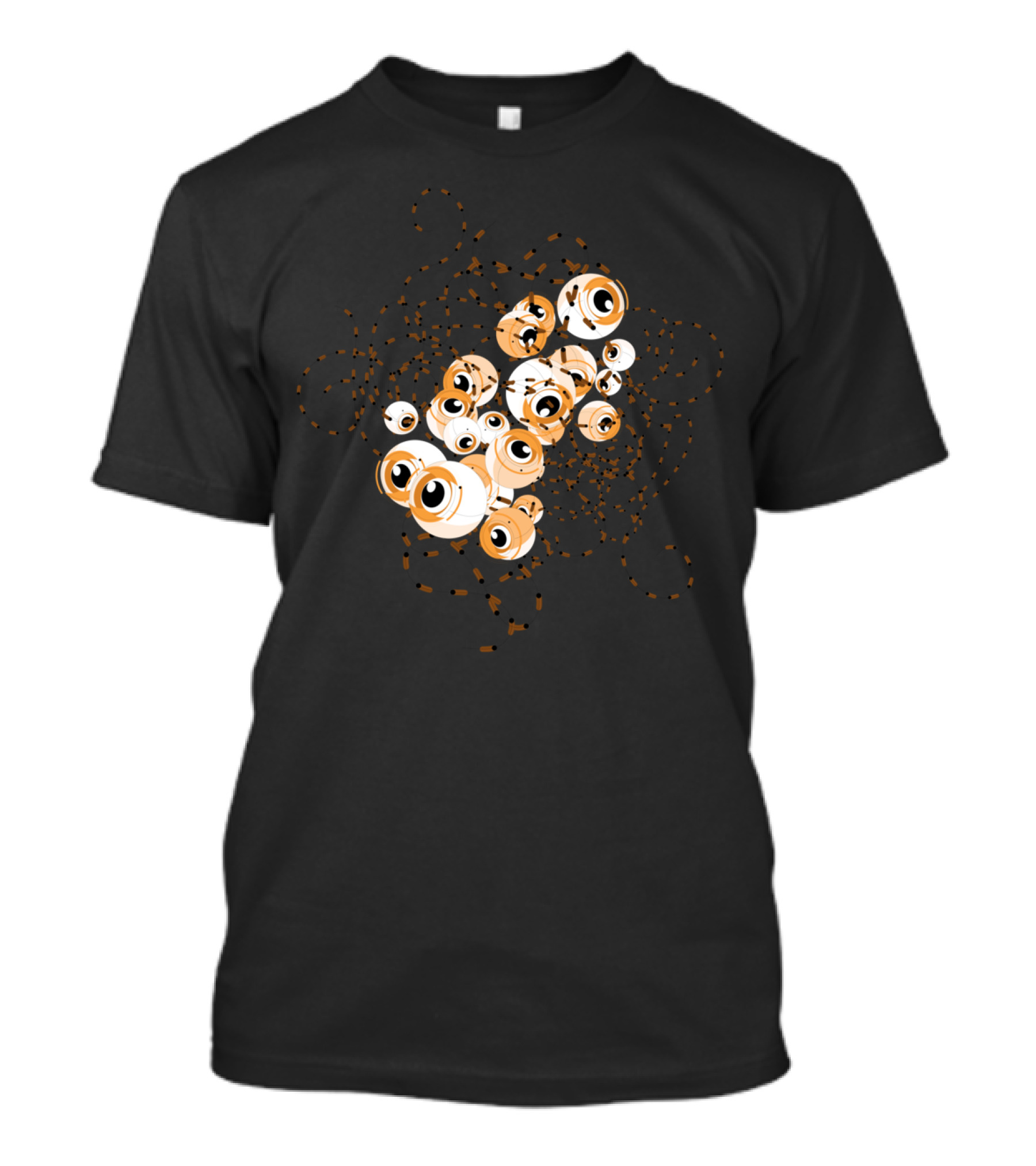 Maximized Visibility Swirling Eye Cluster T-Shirt