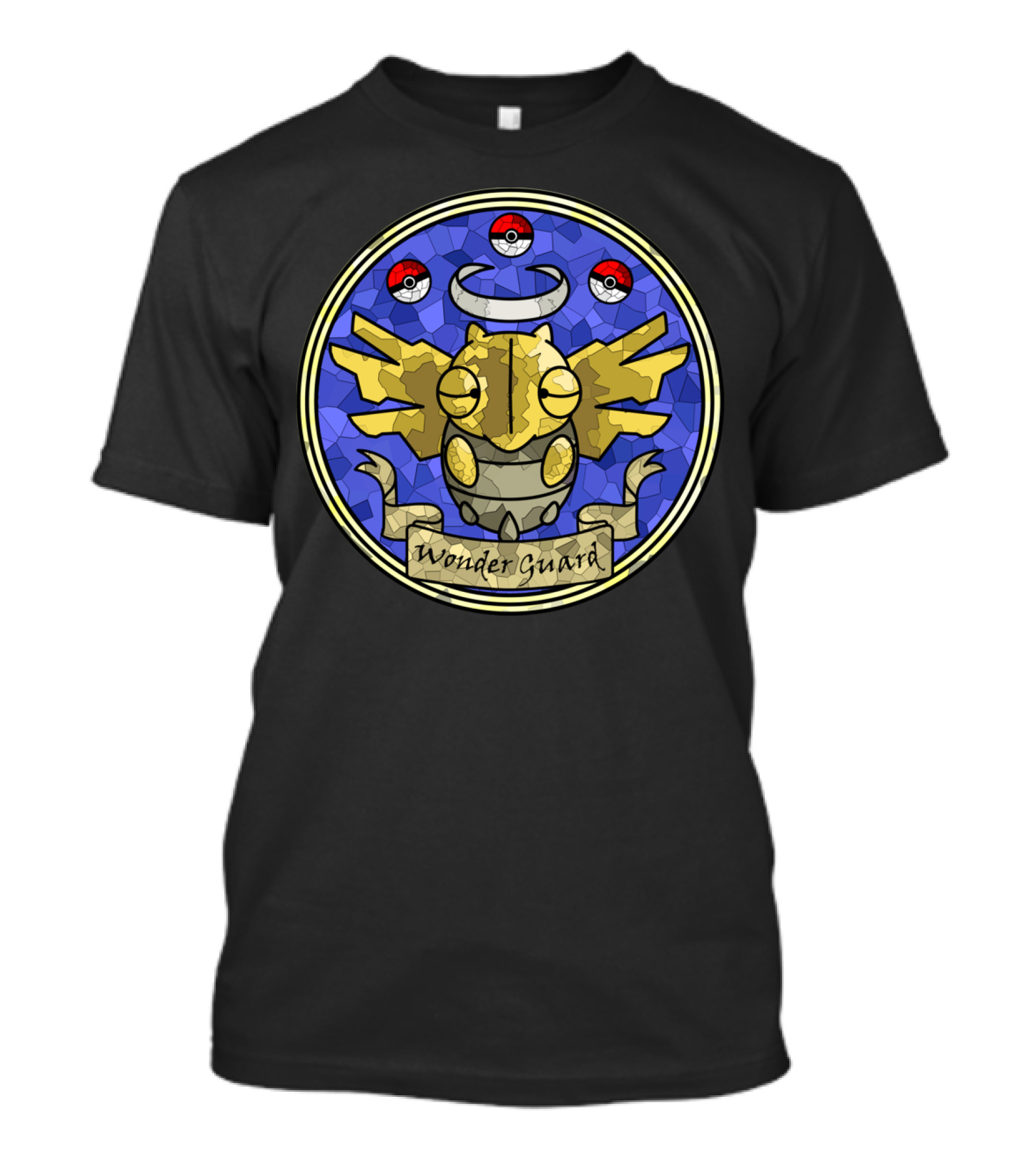 Wonder Guard St. Shedinja Halo Poké Ball Triad T-Shirt