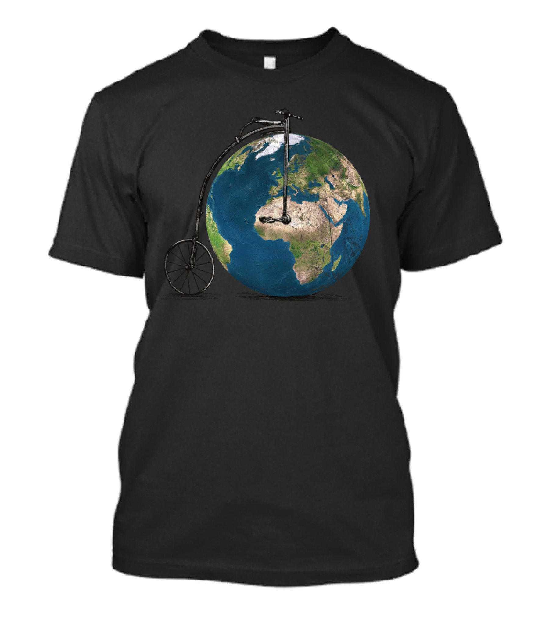 In Your Hand Bicycle Earth T-Shirt