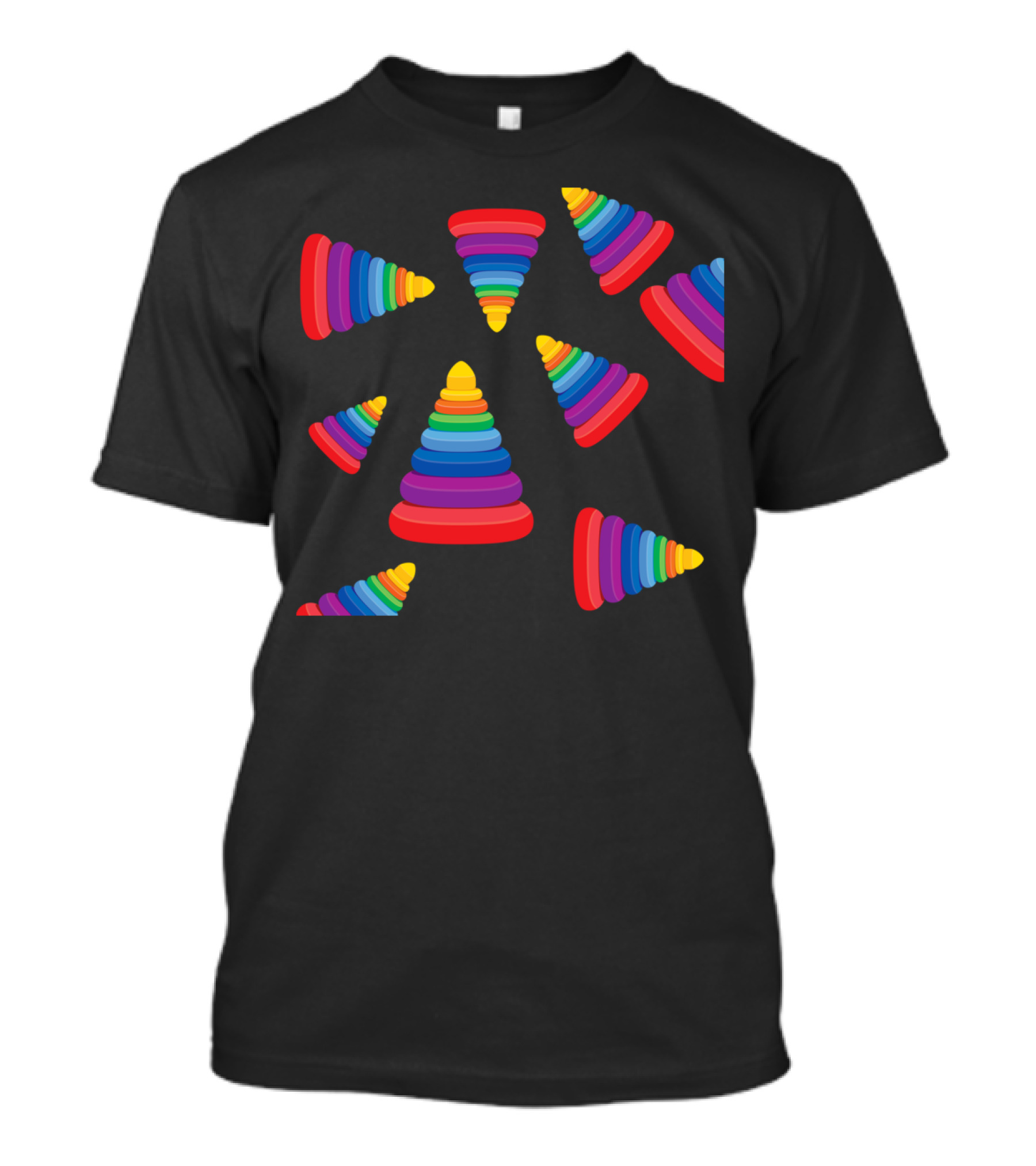 Colorful Rainbow Stacking Toy T-Shirt