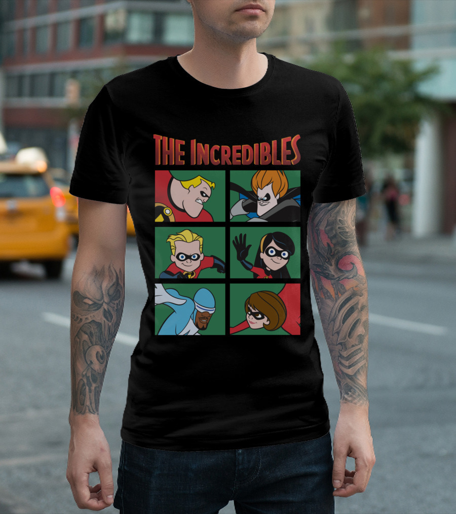 The Incredibles Animated Characters Compilation T-Shirt