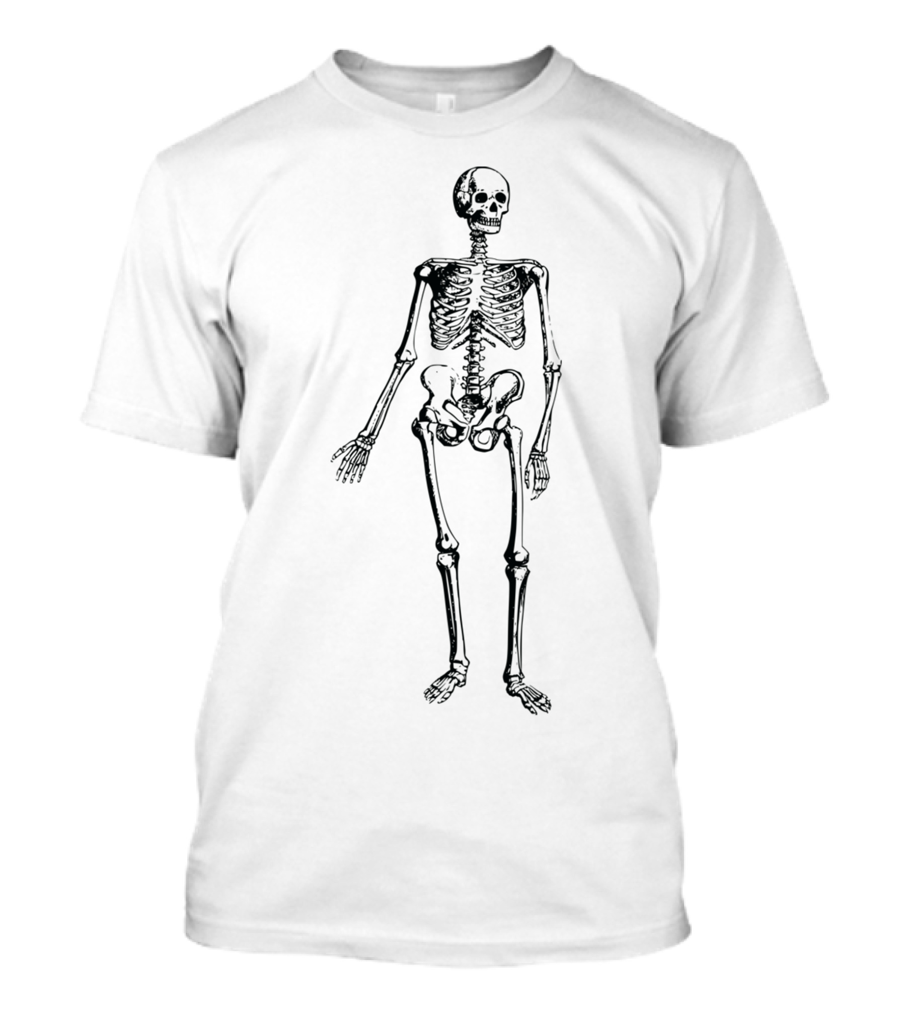 Human Skeleton Anatomy Gothic T-Shirt