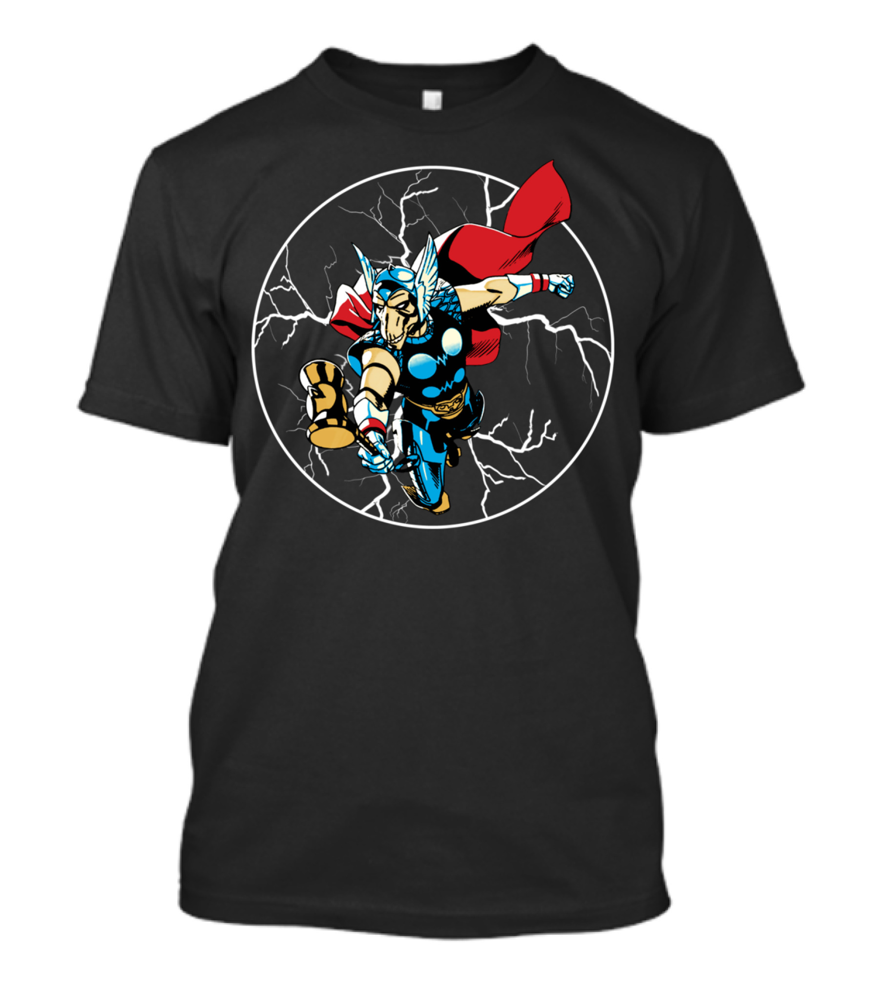 Beta Ray Bill Mighty Lightning Strike Circle T-Shirt