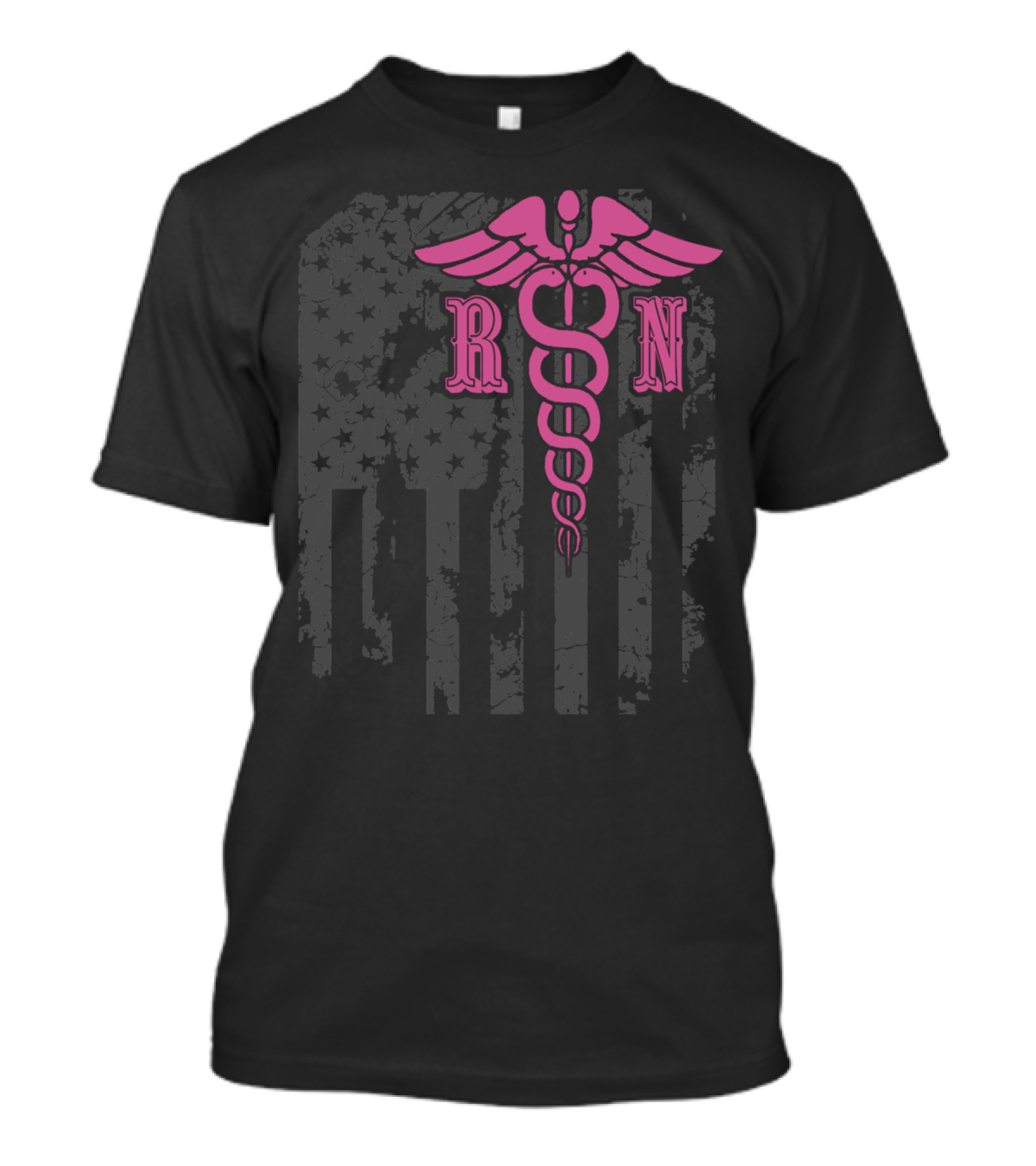 RN Caduceus American Flag T-Shirt