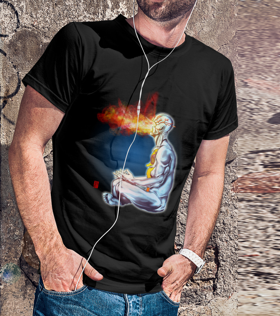 Pazienza Frances Fiery Meditation Anatomy T-Shirt