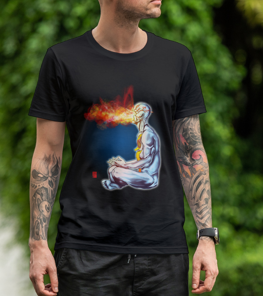 Pazienza Frances Fiery Meditation Anatomy T-Shirt