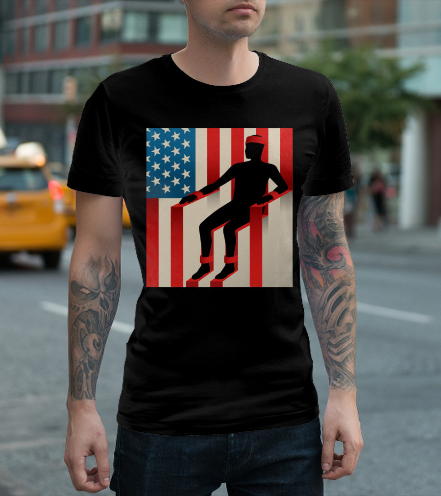 Stars And Straps American Flag T-Shirt
