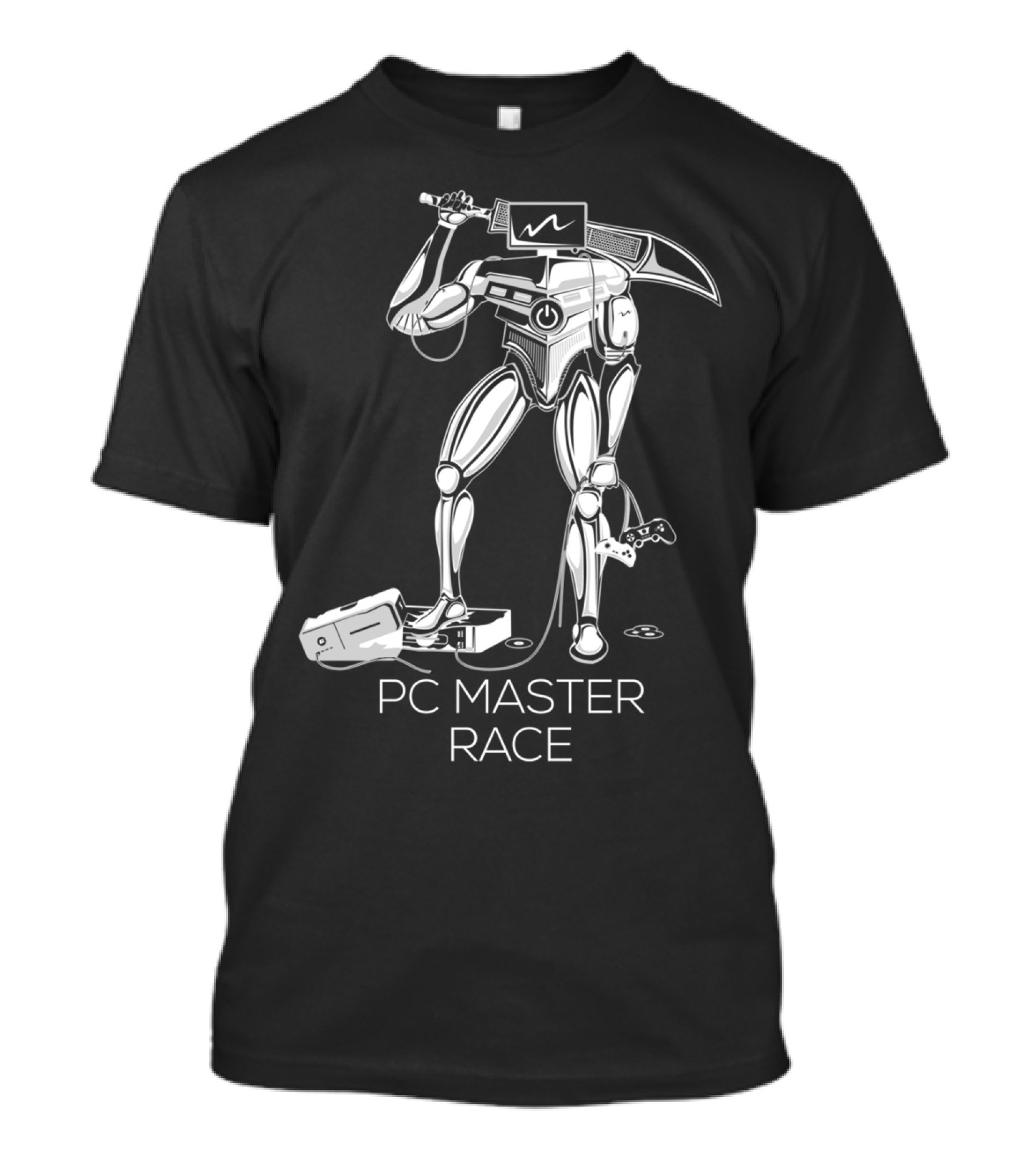 PC Master Race Robot Gamer T-Shirt