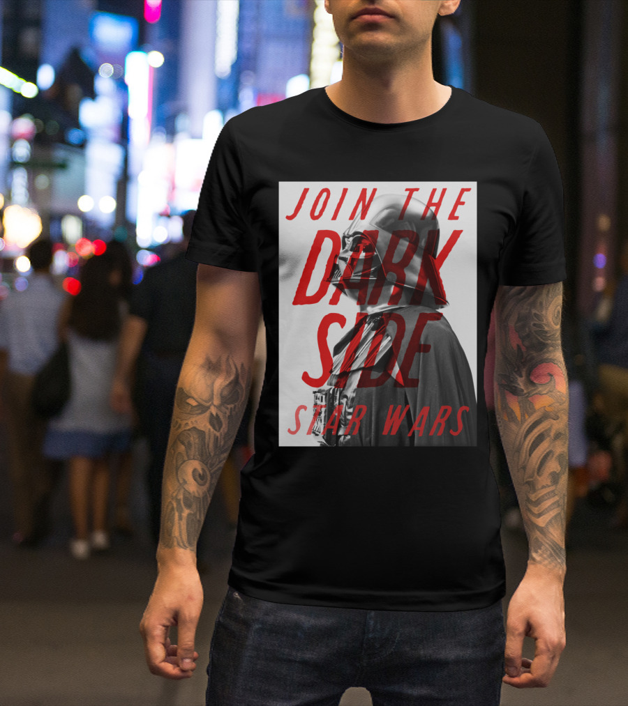 Join The Dark Side Star Wars Darth Vader Recruitment T-Shirt