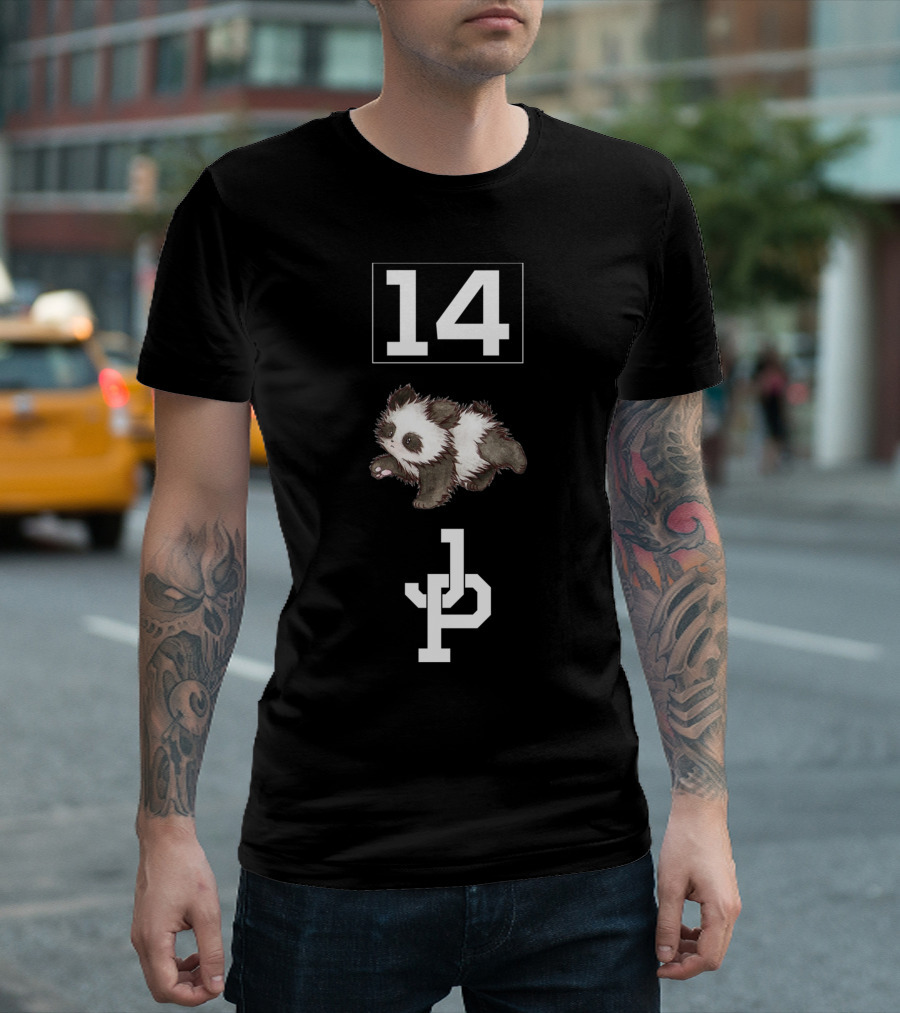 Perezident14 White Panda 14 JP Collection T-Shirt