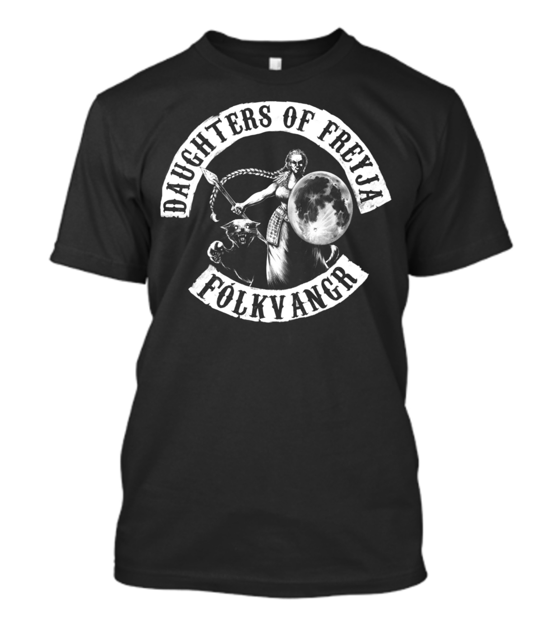 Daughters Of Freyja Fólkvangr Norse Mythology Warrior T-Shirt