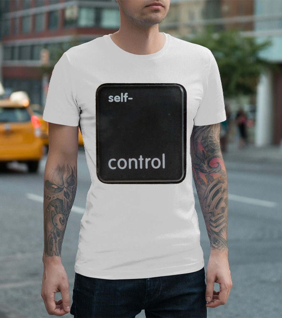 Keyboard Button Self-Control Key The Key To Self Control T-Shirt