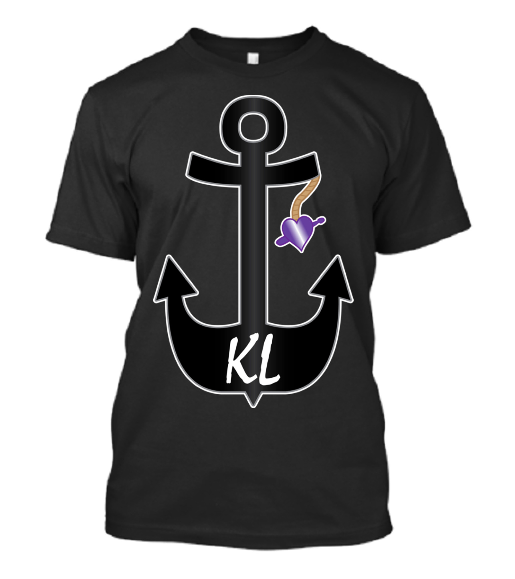KL Anchor Purple Heart T-Shirt