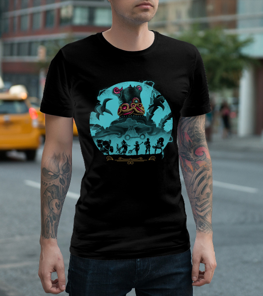 Hylian Guardians Breath of the Wild Inspired Characters and Divine Beast T-Shirt