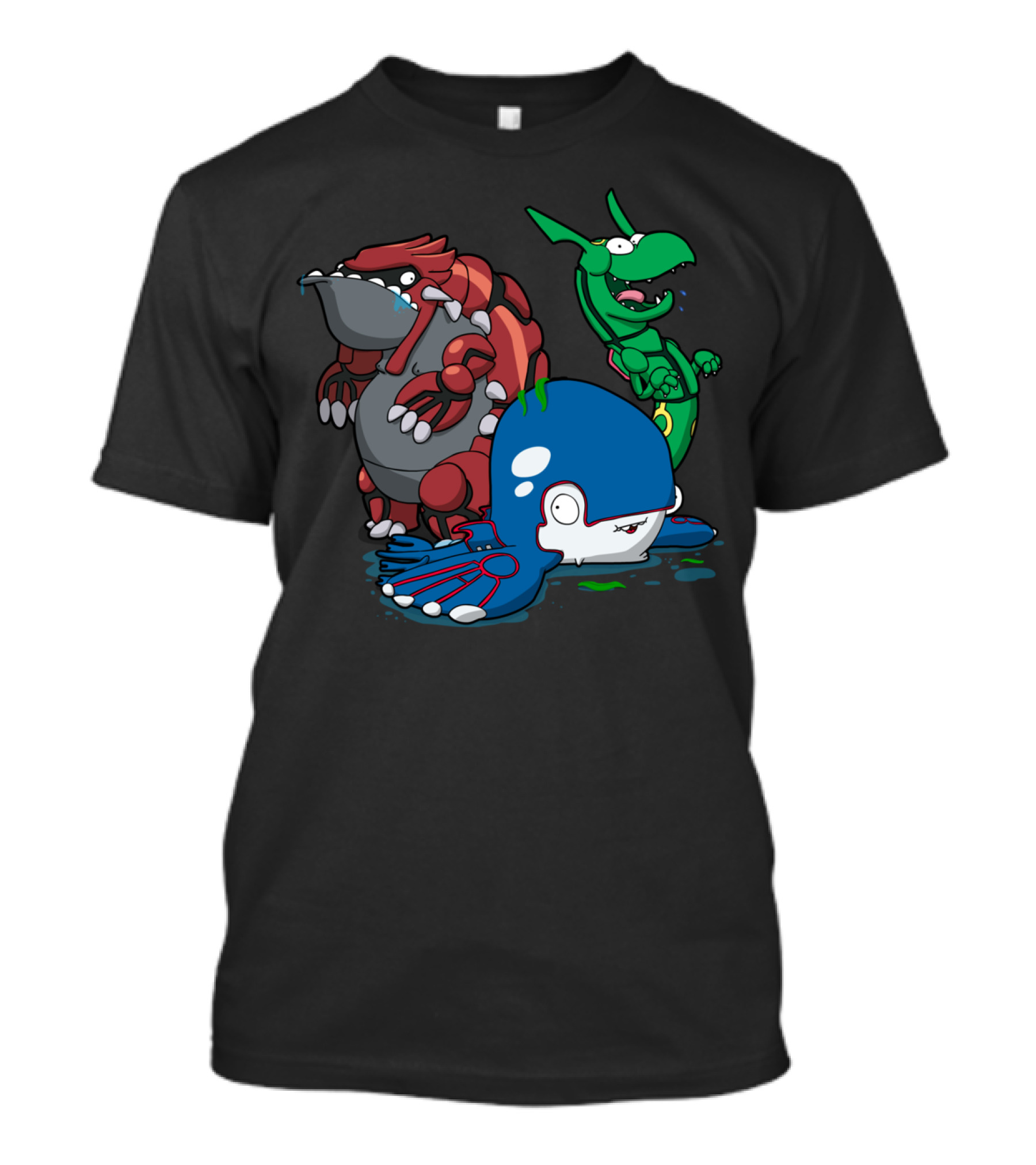 Pokémon Ancient Gods Parody Groudon, Kyogre, Rayquaza T-Shirt