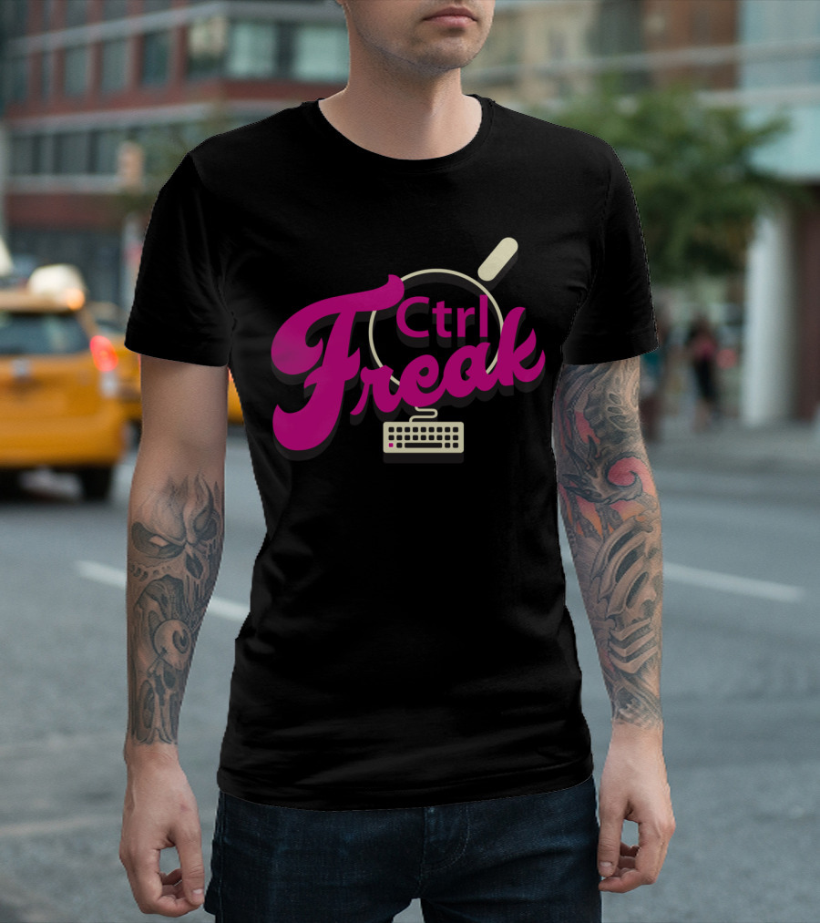 Ctrl Freak Keyboard Enthusiast T-Shirt