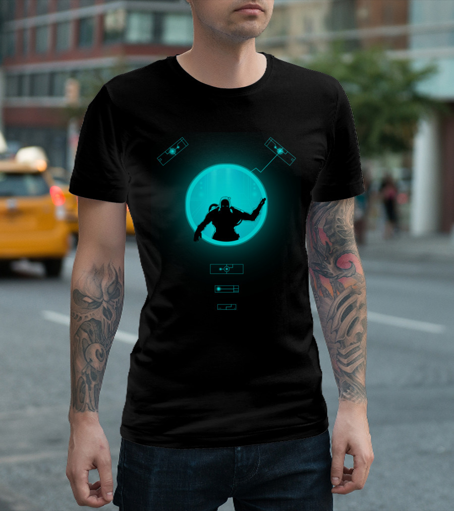 The Man Who Controls You Sci-Fi Futuristic T-Shirt
