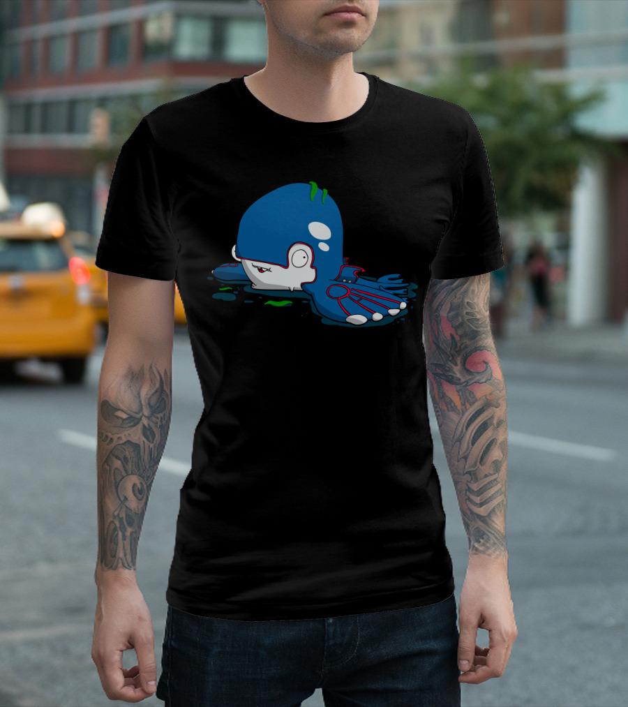 Ancient Whale God Kyogre Chibi T-Shirt