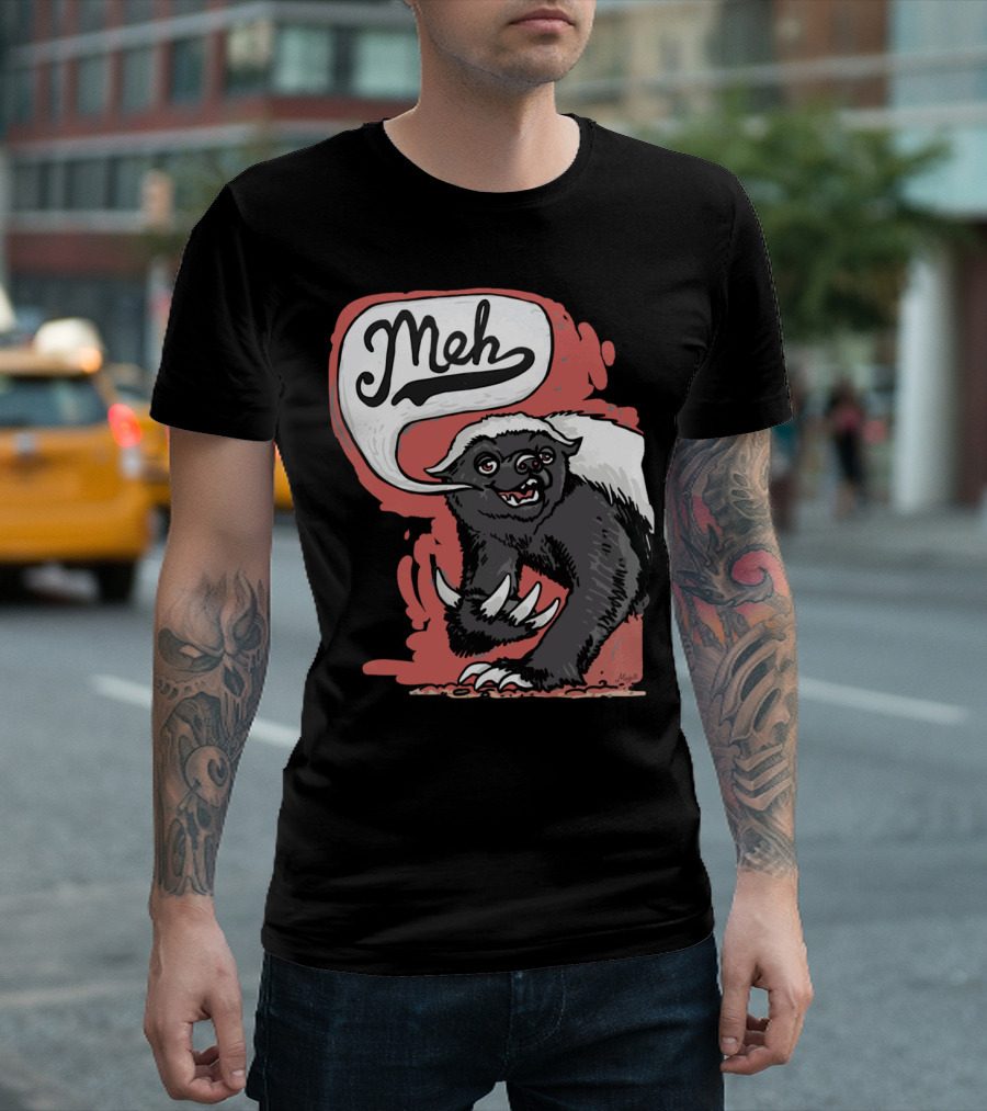 Meh Honey Badger Grumbles T-Shirt