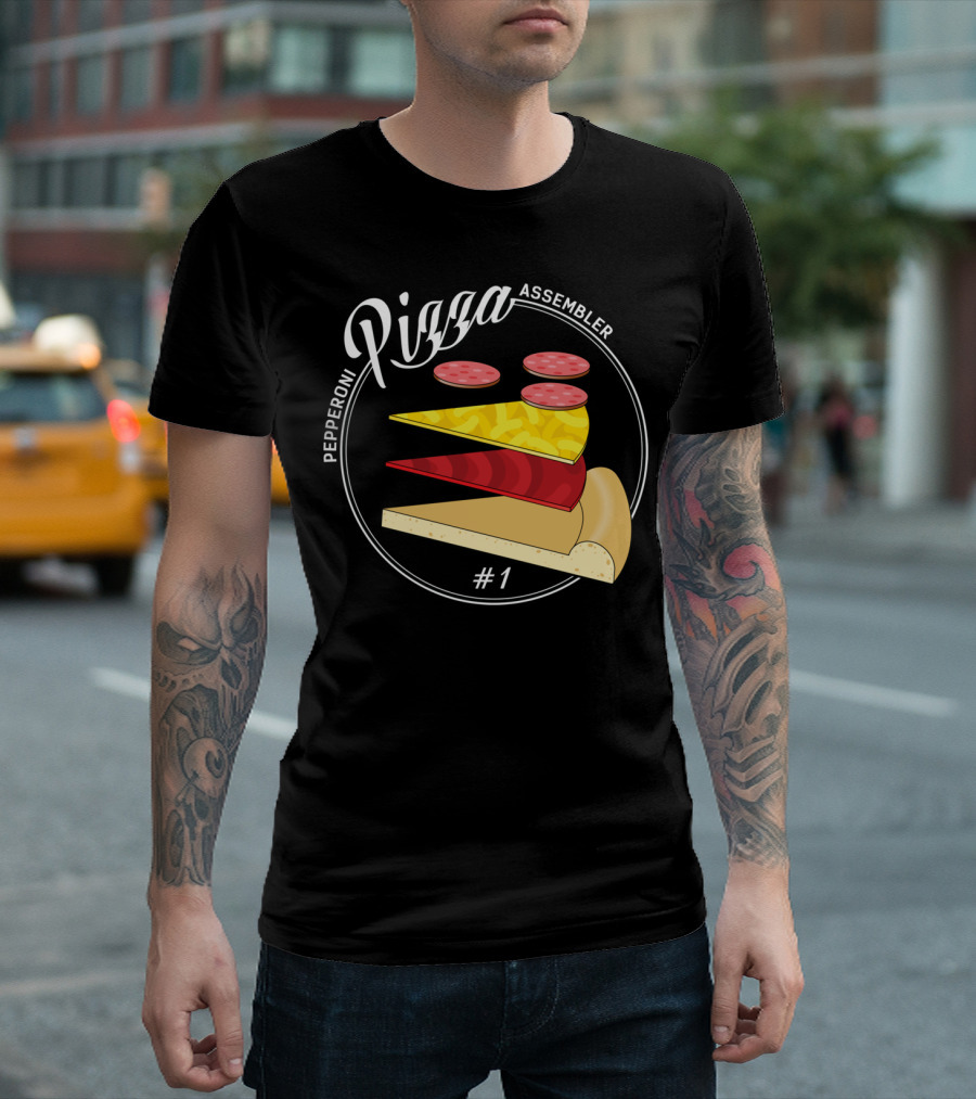 Pepperoni Pizza Assembler #1 T-Shirt