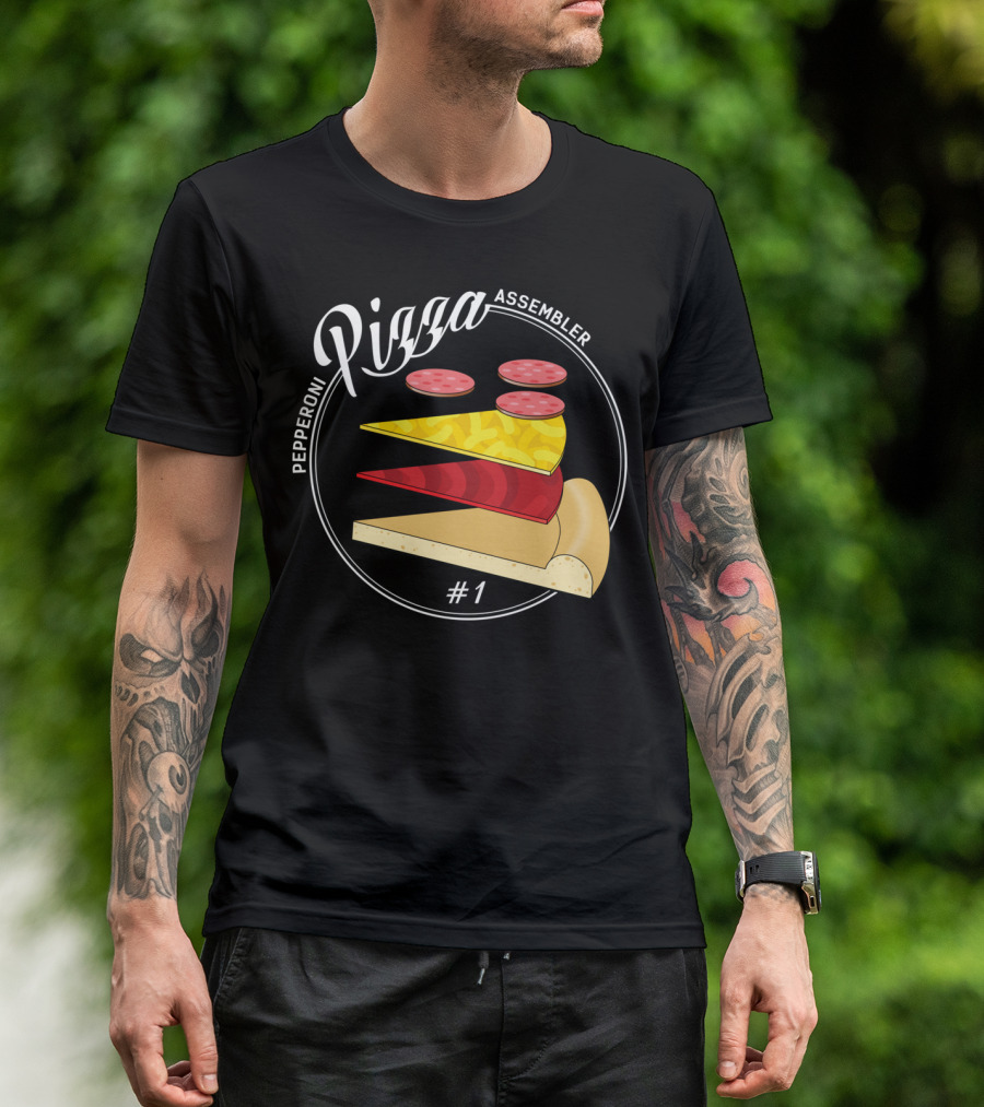 Pepperoni Pizza Assembler #1 T-Shirt