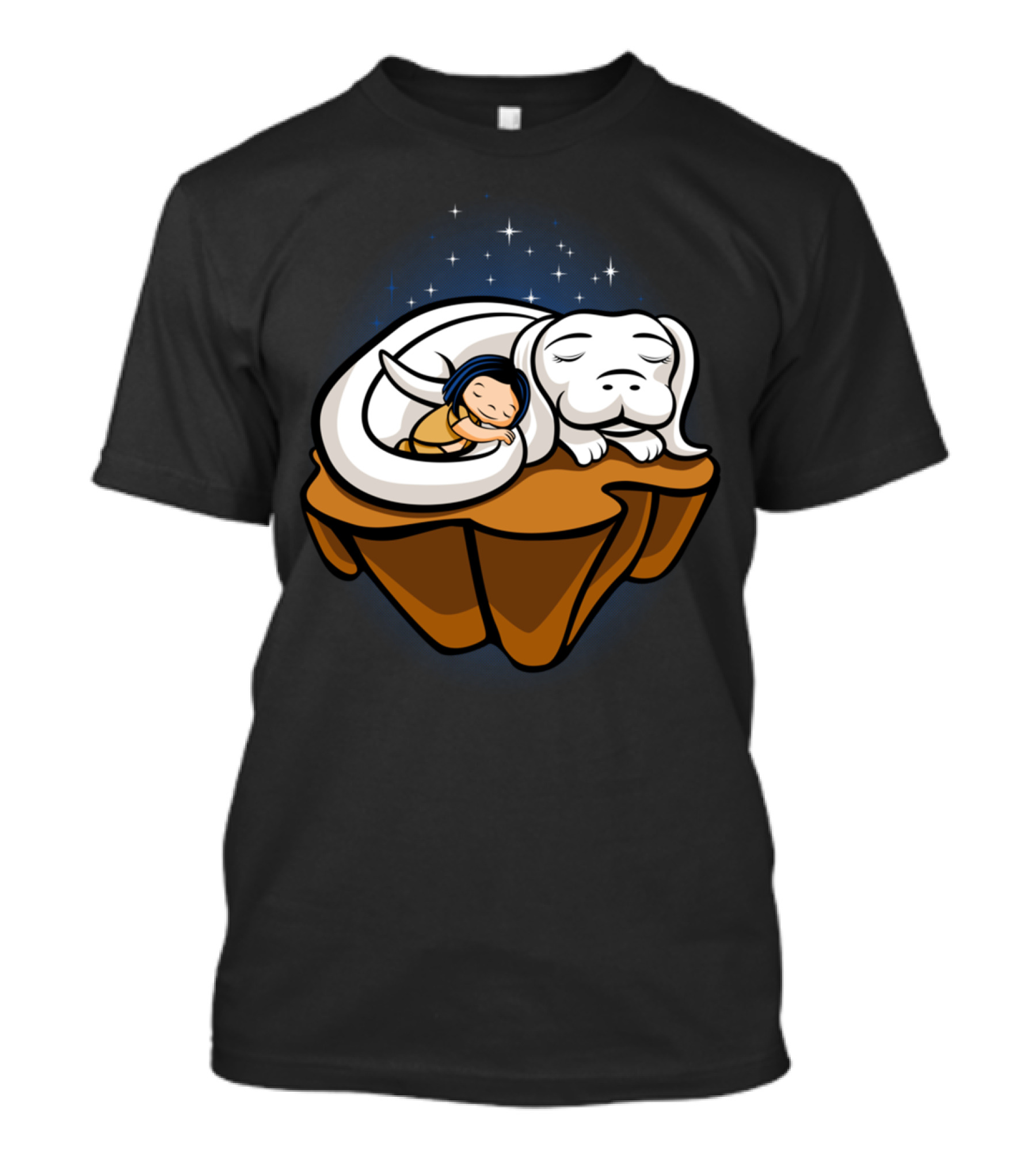 The Neverending Story Ghibli Crossover Friendship Scene T-Shirt
