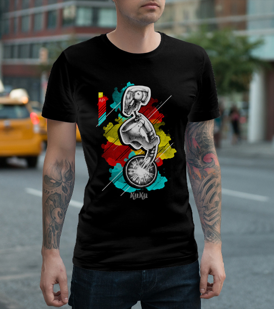 Kuku Hand Made Over Futuristic Cyborg AP T-Shirt
