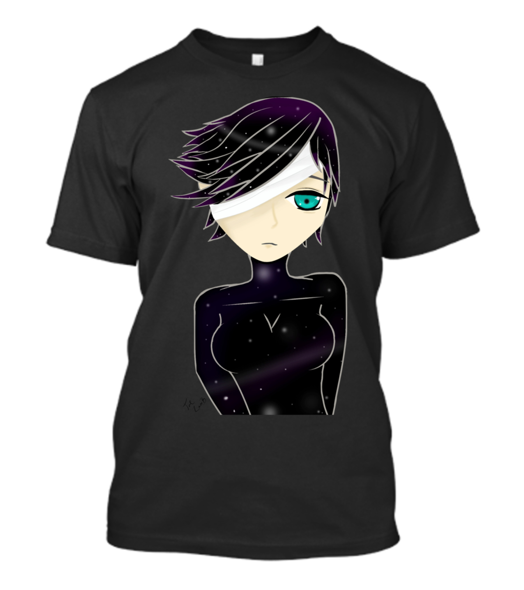 Galaxy Soldier Anime Character Starry T-Shirt