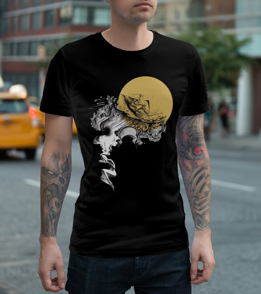 Dreaming Surrealist Cosmic Journey T-Shirt