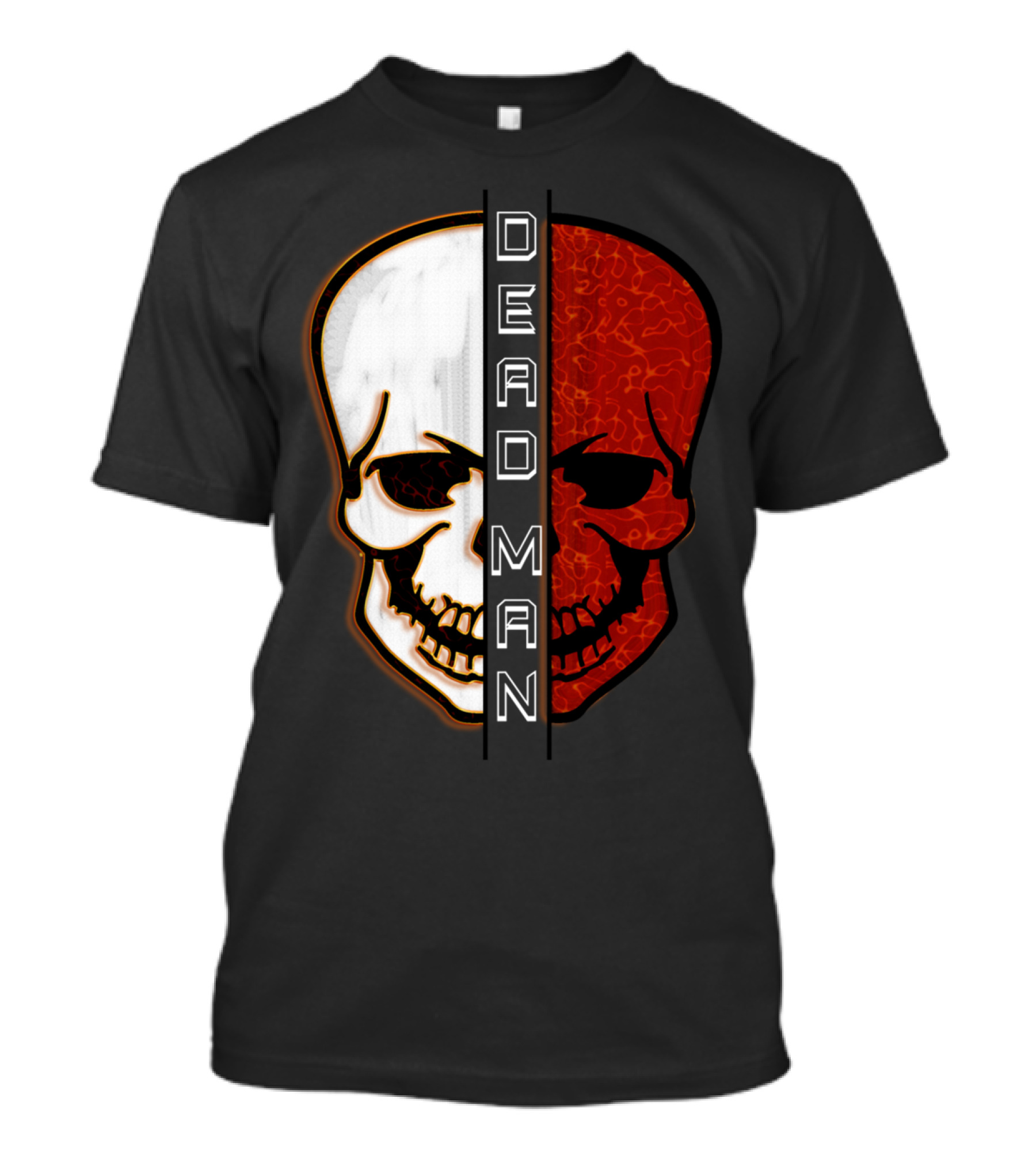 DeadMan Dual-Tone Skull T-Shirt