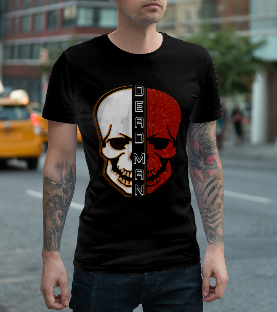 DeadMan Dual-Tone Skull T-Shirt