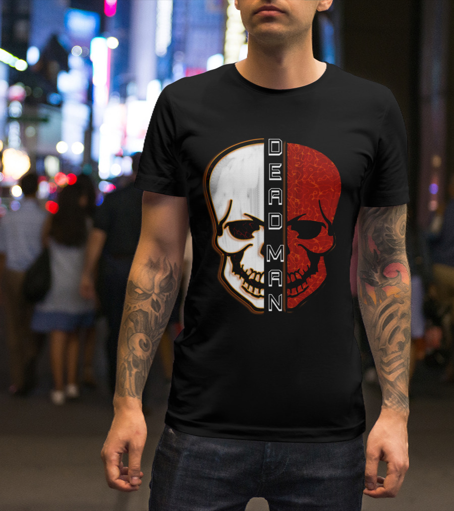 DeadMan Dual-Tone Skull T-Shirt